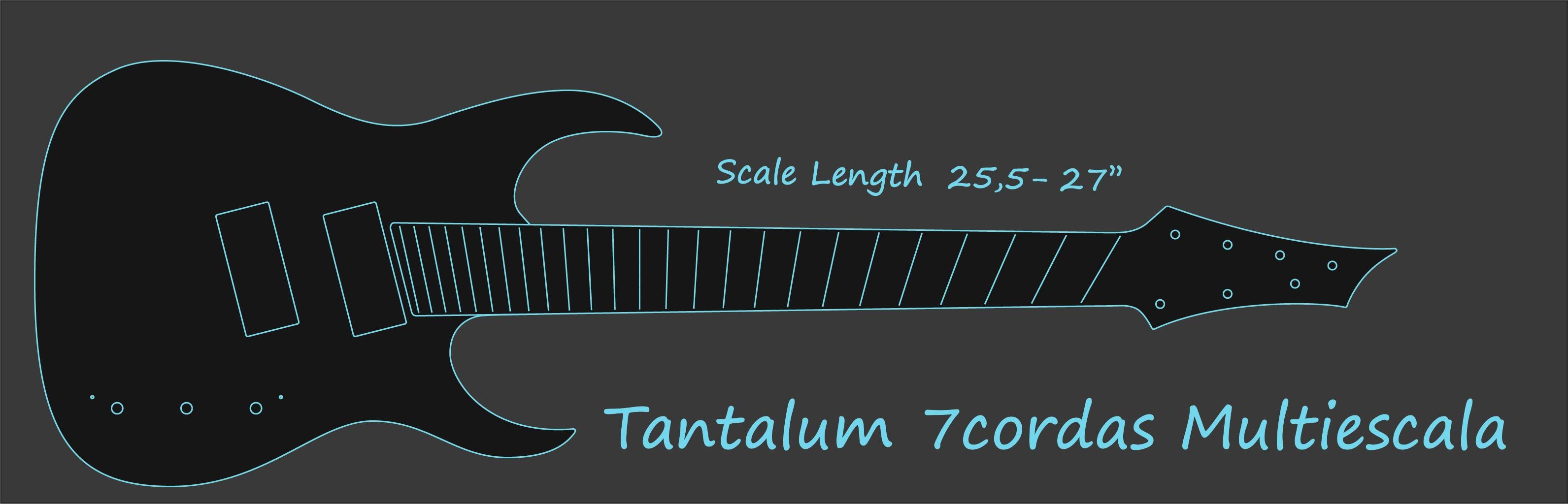 Desenho de Tantalum 7 Cordas Multiescala