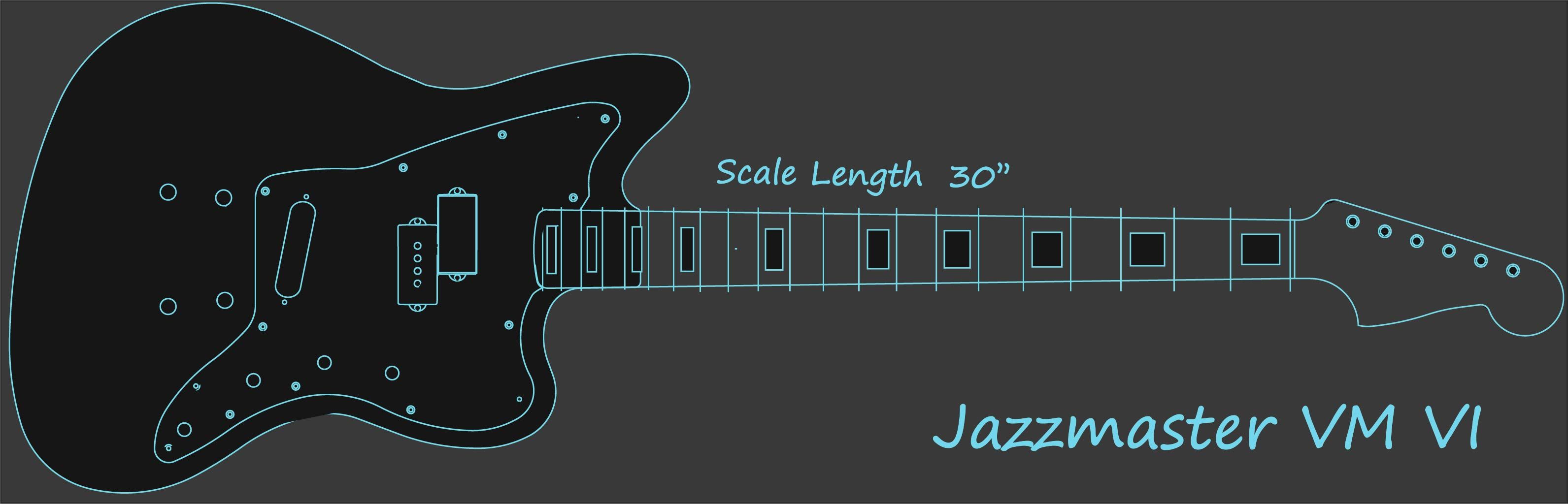 Desenho de Jazzmaster VM VI