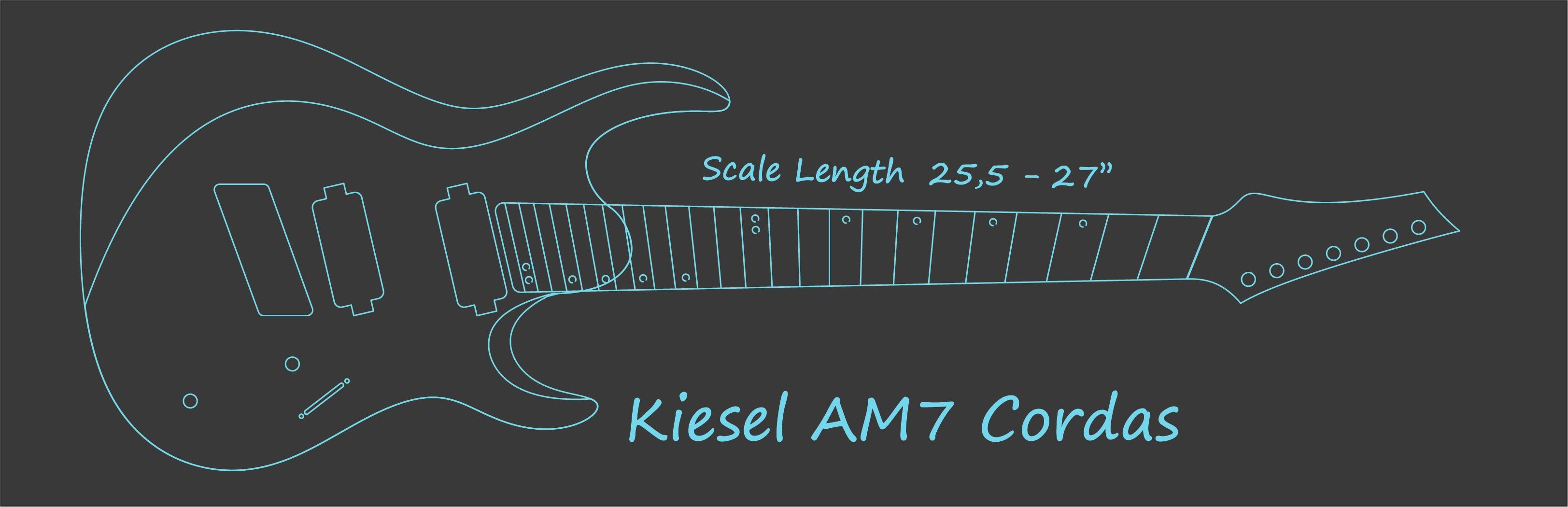Desenho de Kiesel AM7 Cordas