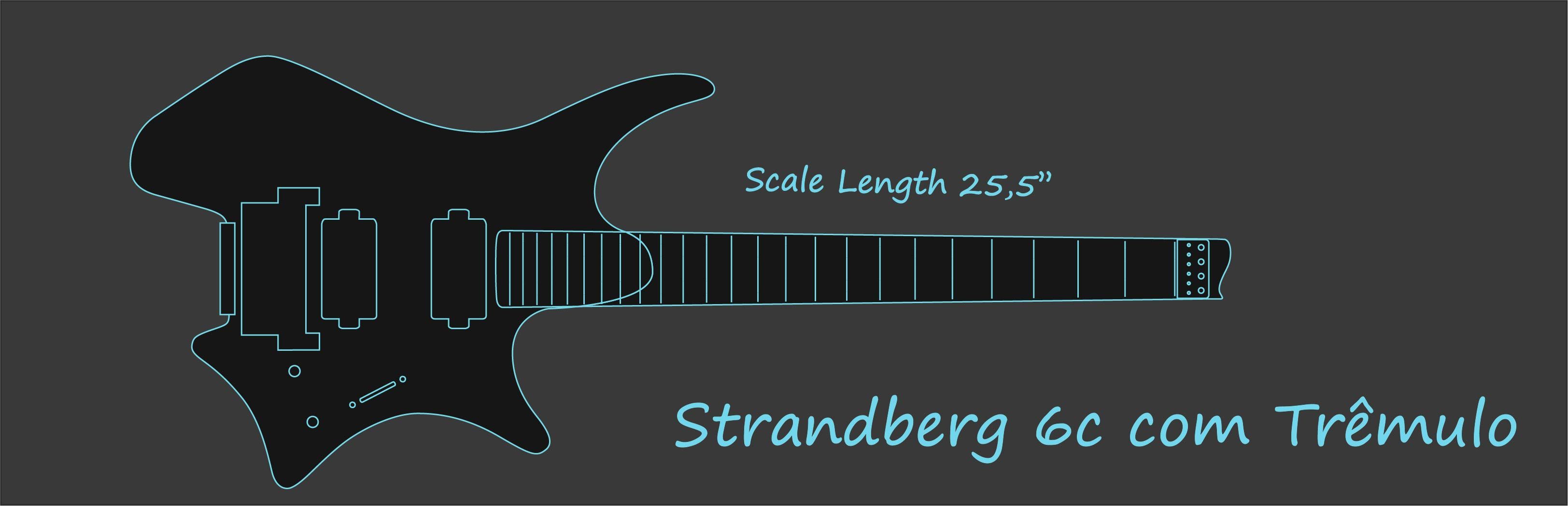 Desenho de Strandberg 6c com Trêmulo